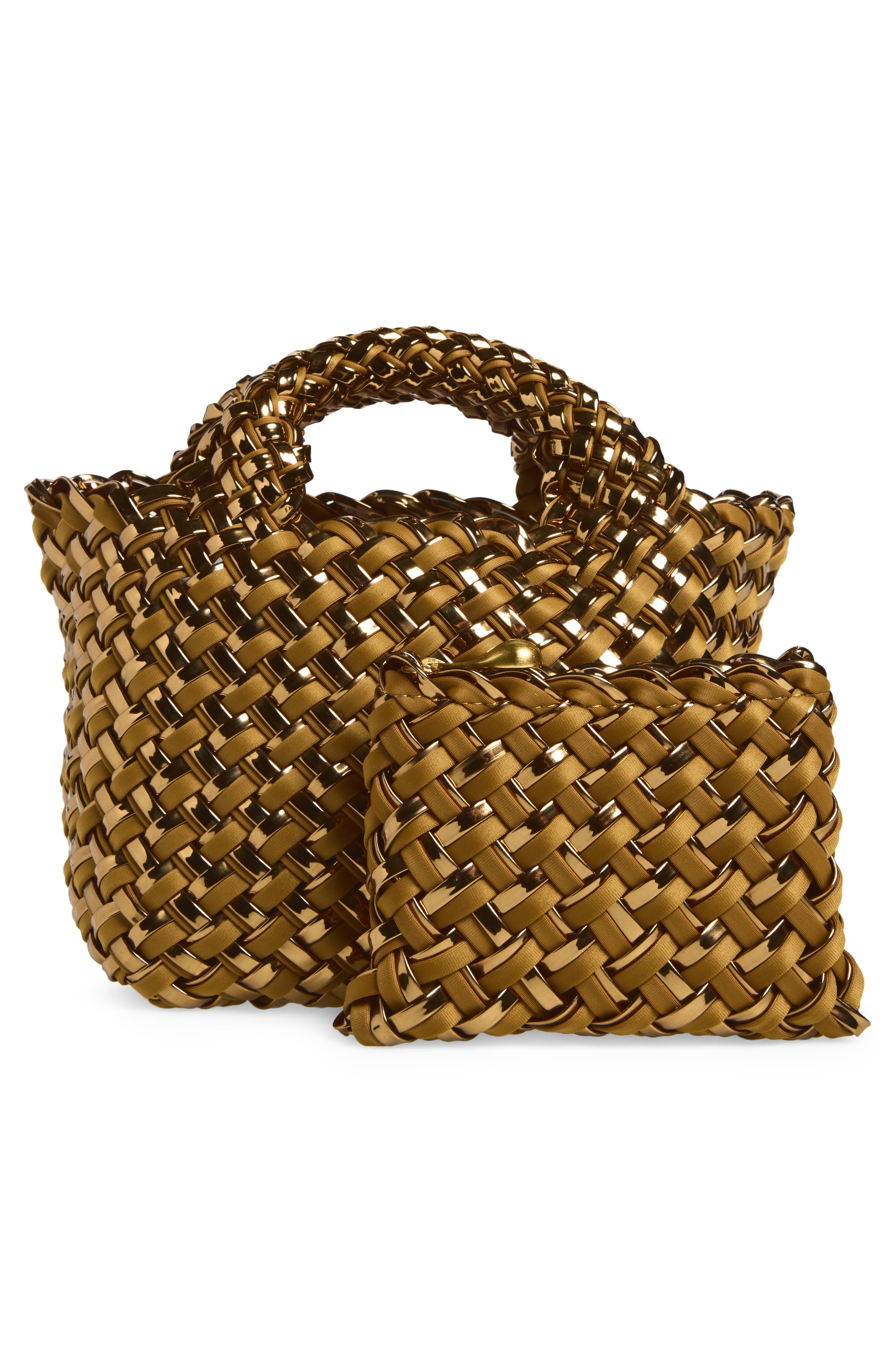 St. Barths Petit Woven Tote, Alternate, color, FIRENZE