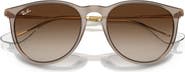 Ray-Ban Erika 54mm Gradient Round Sunglasses