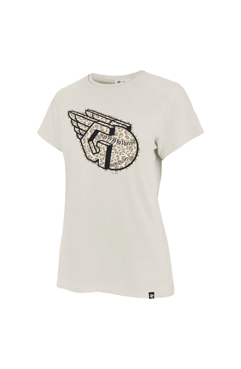 '47 Women's '47 Oatmeal Cleveland Guardians Imprint Frankie T-Shirt, Alternate, color, 