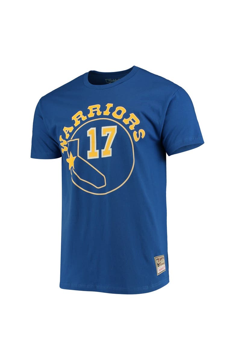 Mitchell & Ness Men's Mitchell & Ness Chris Mullin Royal Golden State Warriors Hardwood Classics Name & Number Team T-Shirt, Alternate, color, Royal