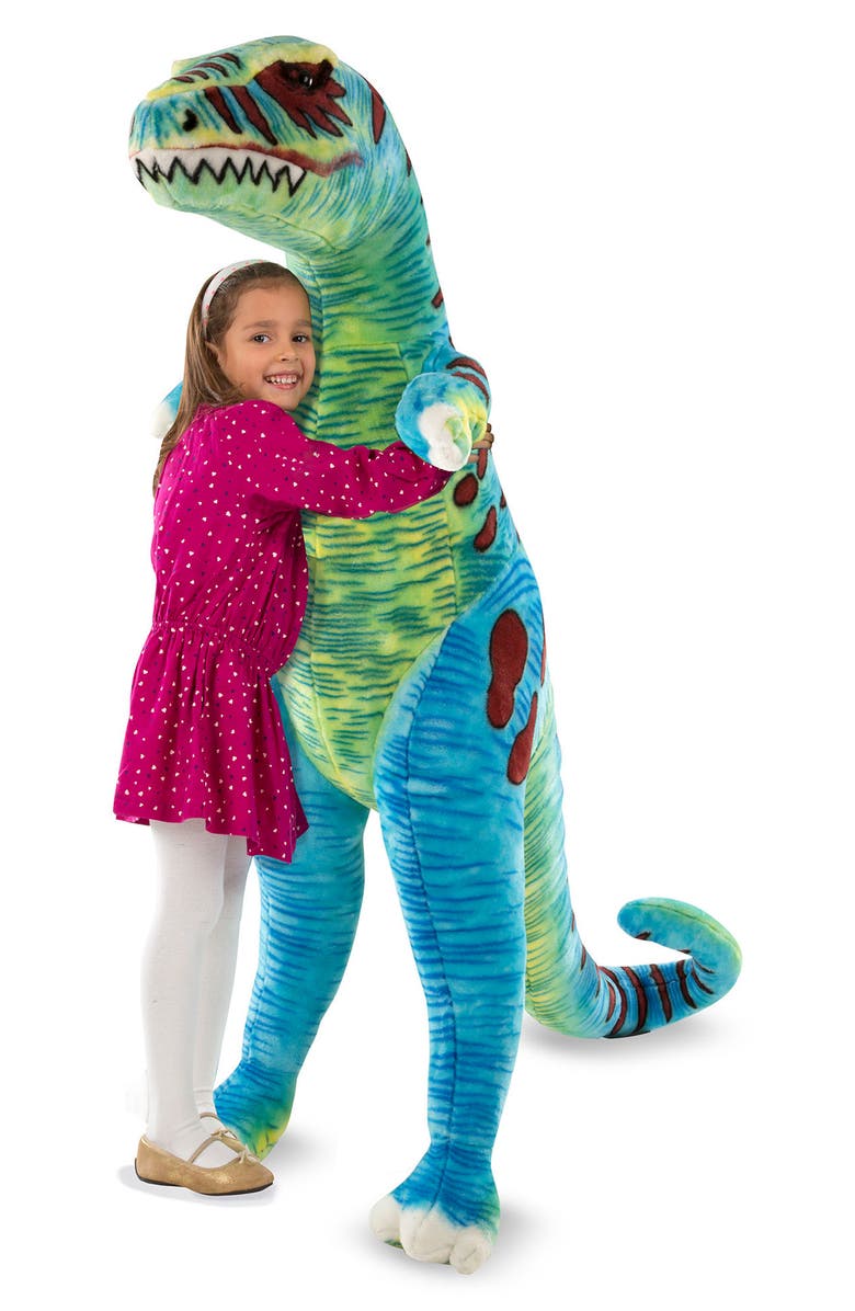 Melissa & Doug Giant T-Rex Plush, Alternate, color, Green