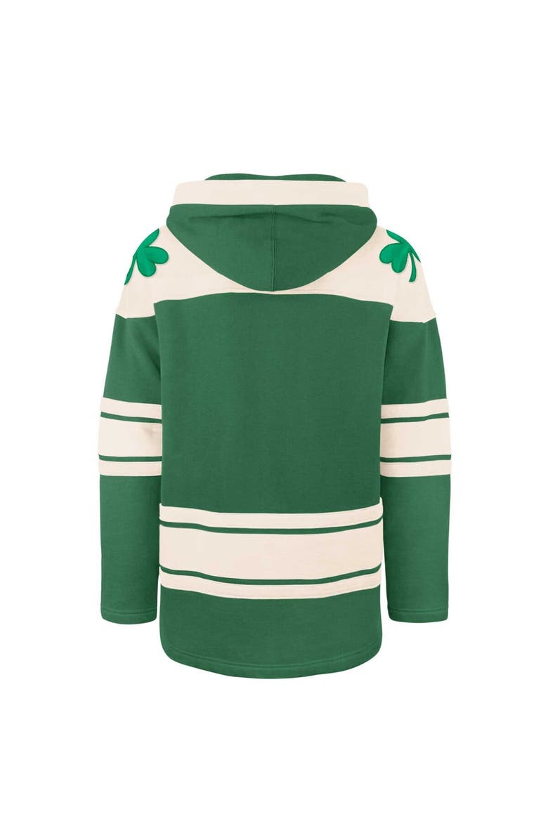 '47 Men's '47 Kelly Green Toronto Maple Leafs St. Patrick's Day Superior Lacer Pullover Hoodie, Alternate, color,
