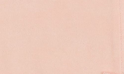 Maniere Manière Wrap Front Cotton Blend Velour Footie & Beanie Set In Pink