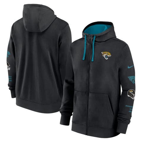 Men's Nike Black Jacksonville Jaguars Primetime Club Full-Zip Hoodie