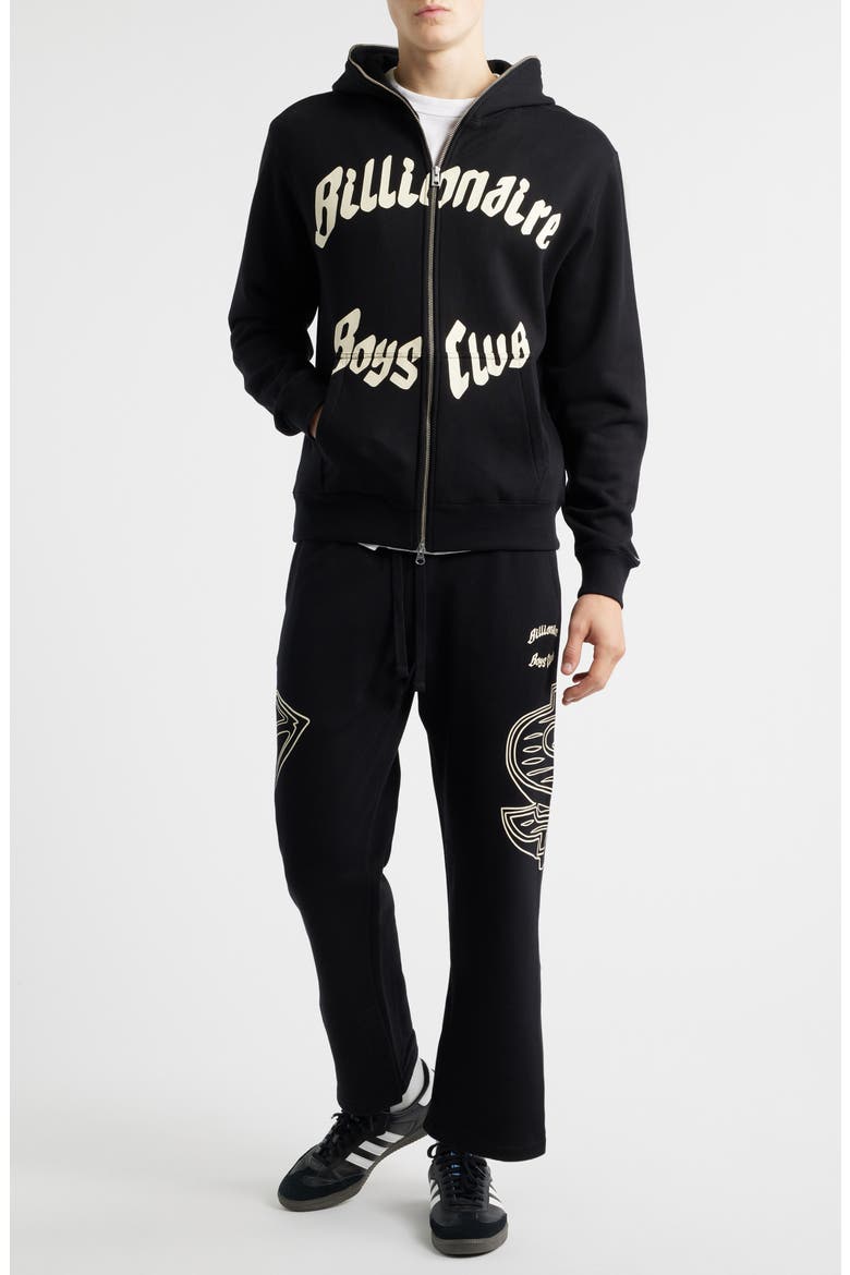 BB Karat Zip Up Hoodie, Alternate, color, BLACK