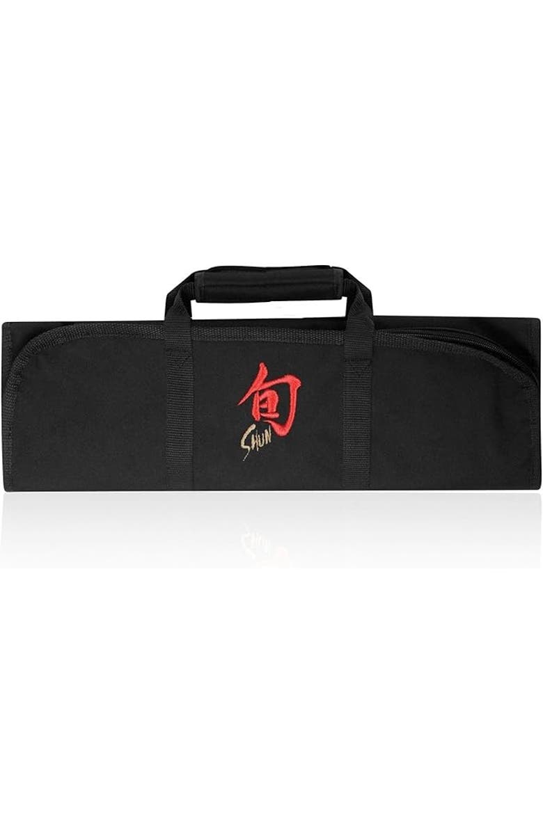 Shun Knife Roll, 8 Slot, Main, color, Dark