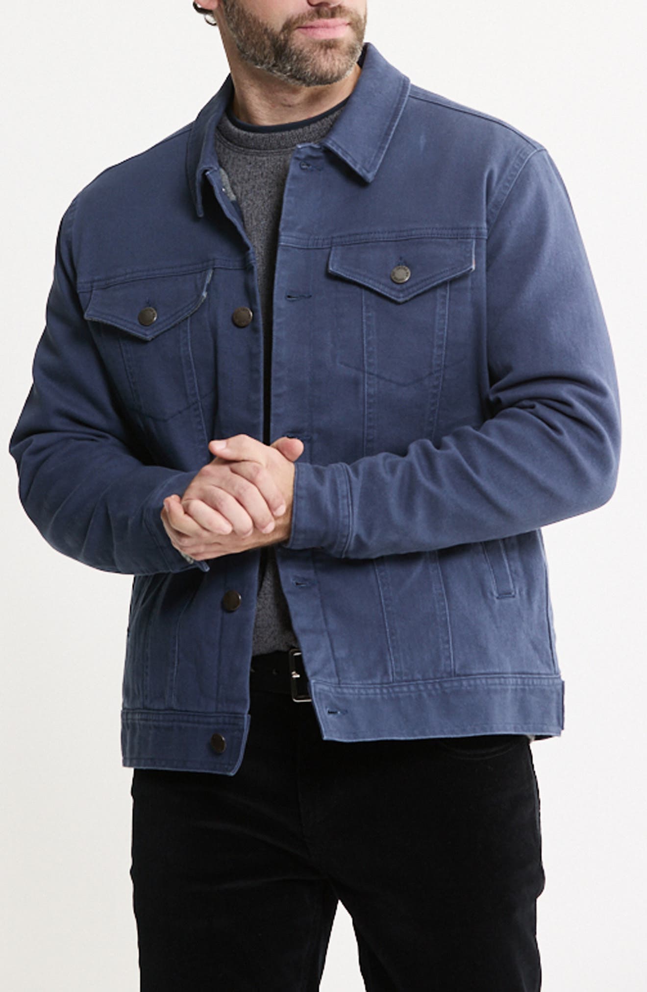 Lined Bull Denim Trucker Jacket