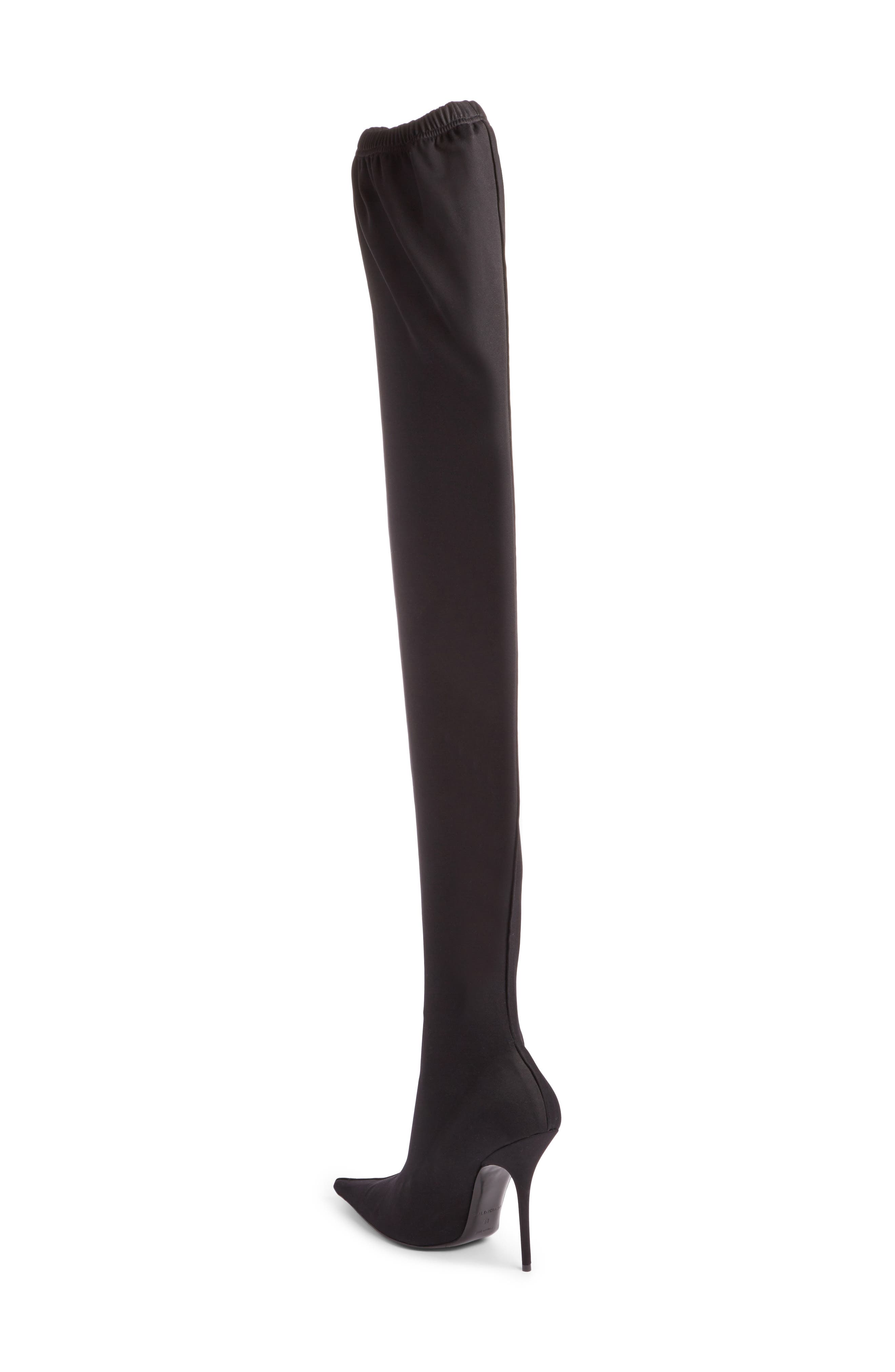 Balenciaga Thigh High Boot, Alternate, color, 