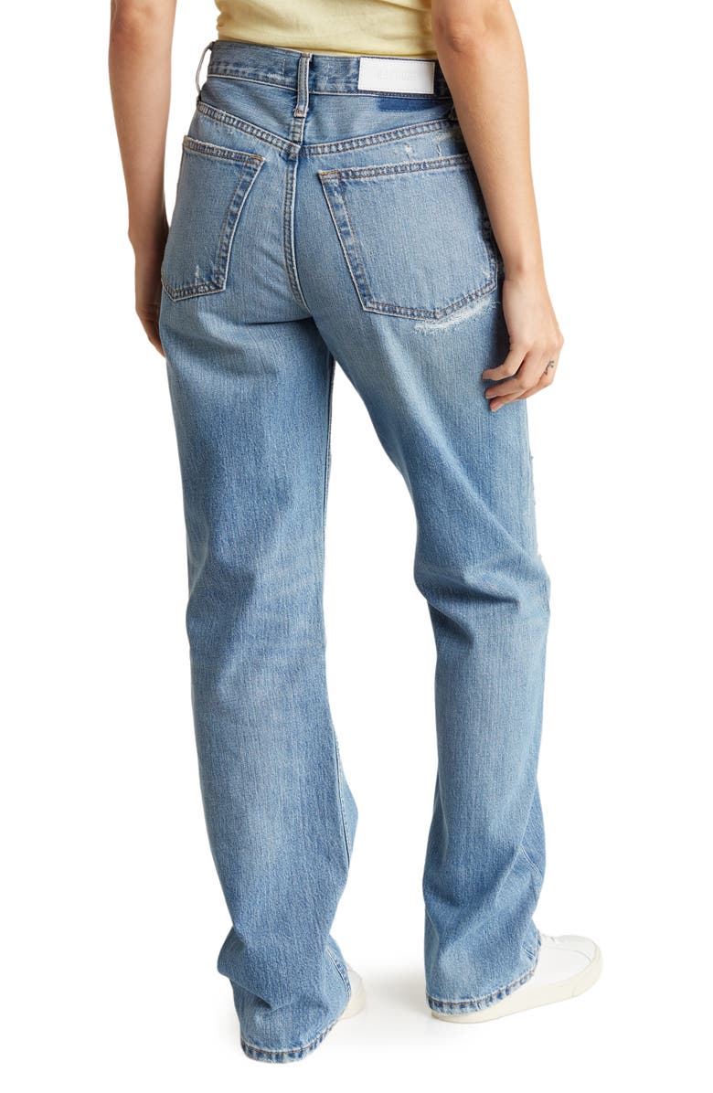 Re/Done '90s High Waist Loose Straight Leg Jeans, Alternate, color, 