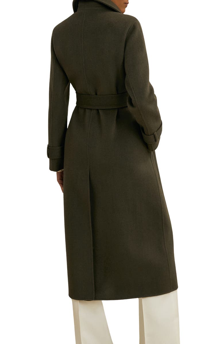 Reiss Atelier Scarlett Wool & Cashmere Wrap Coat, Alternate, color,