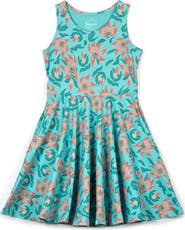 Mightly Organic Cotton Sleeveless Print Twirl Dress