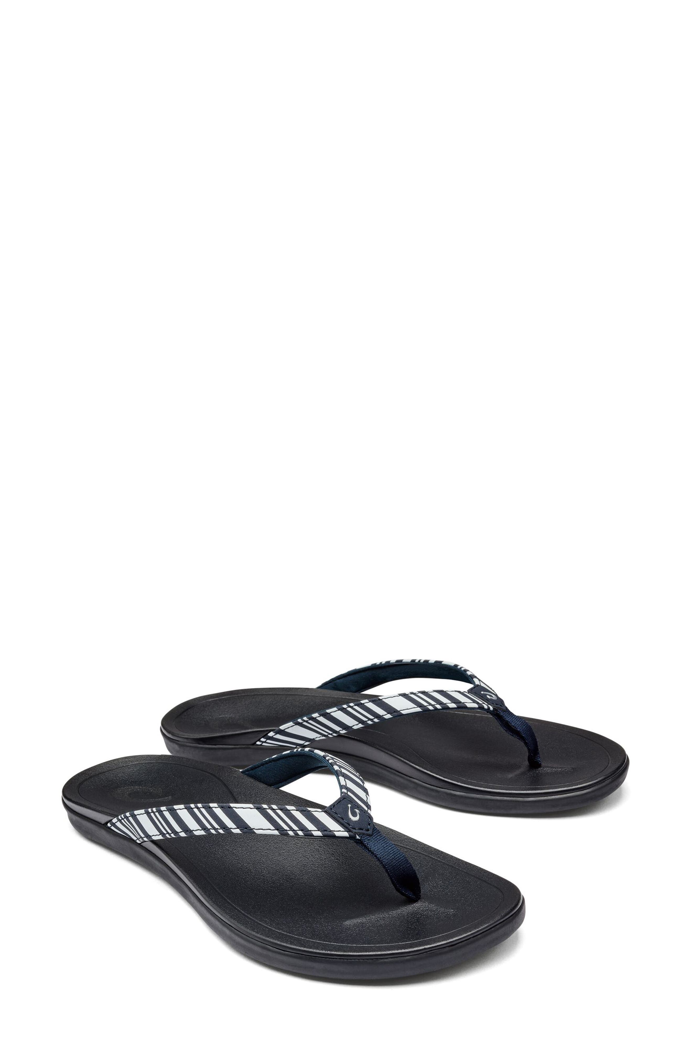 Ho Opio Flip Flop, Main, color, BLUE DEPTH / STRIPE