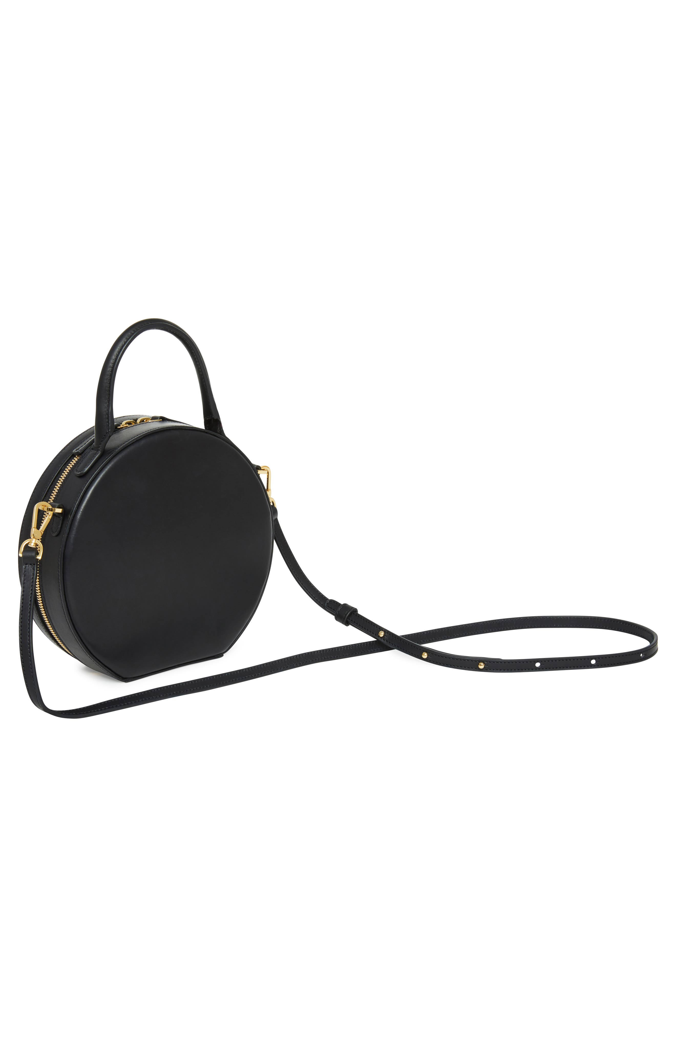 Mansur Gavriel Leather Circle Crossbody Bag, Alternate, color, 