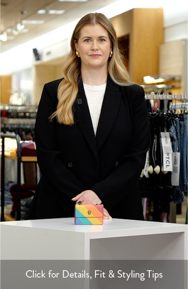 Micro Kensington Convertible Faux Leather Crossbody Bag, sales video thumbnail