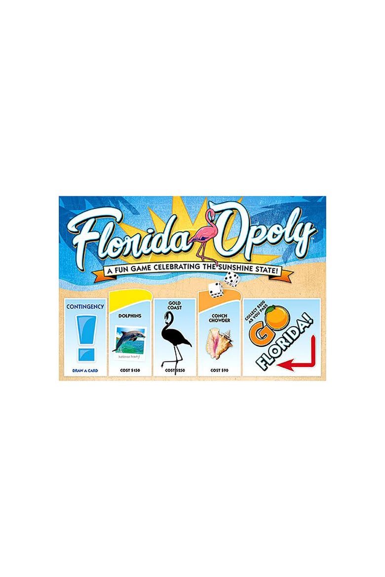 Floridaopoly Monopoly Board Game, Alternate, color, Multicolored