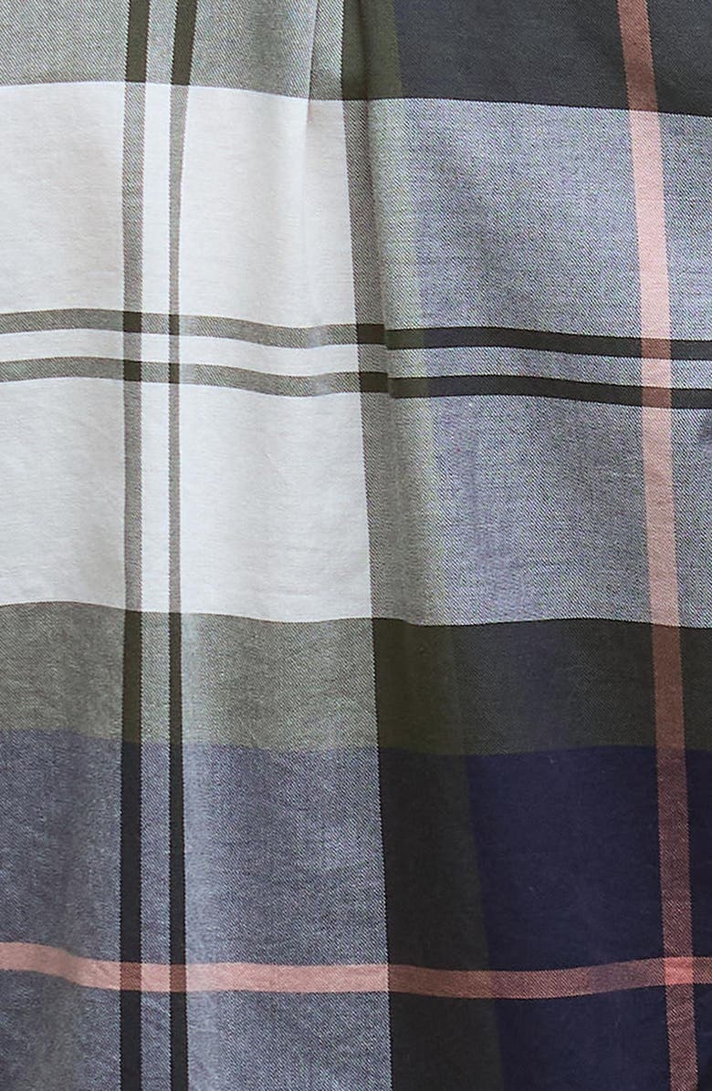 Barbour Mooreland Plaid Cotton Button-Up Shirt, Alternate, color, Navy/ Arabesque Check