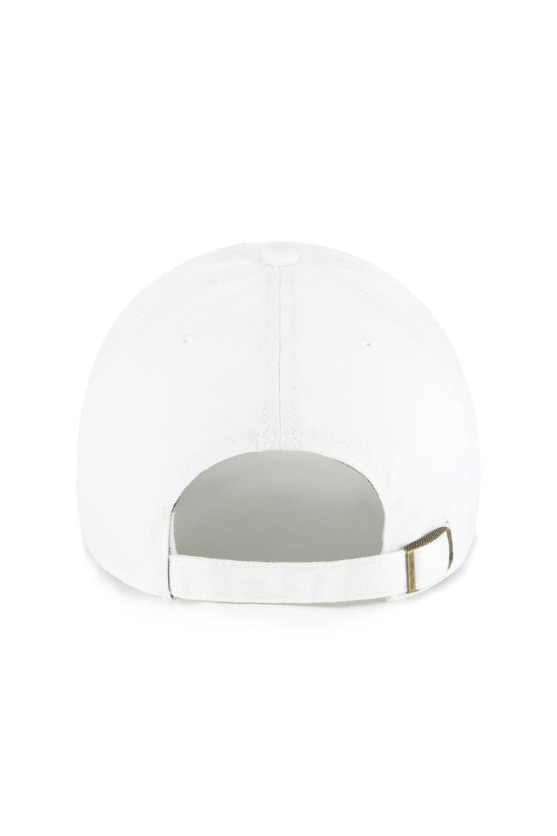 Women's '47 White Boston Bruins Confetti Clean Up Adjustable Hat, Alternate, color, White
