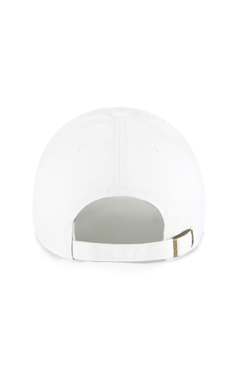 '47 Women's '47 White Boston Bruins Confetti Clean Up Adjustable Hat, Alternate, color, White