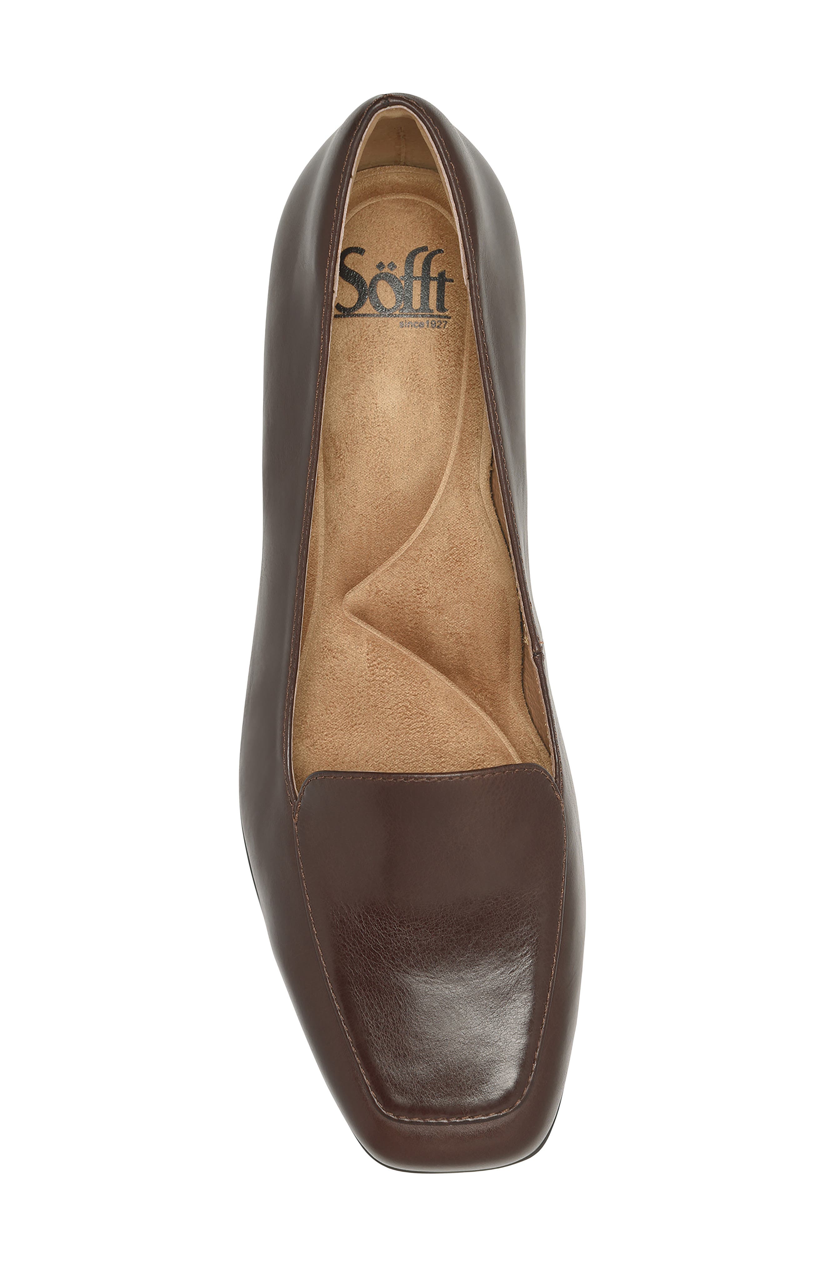 Söfft Lavender Loafer Pump, Alternate, color, Tobacco