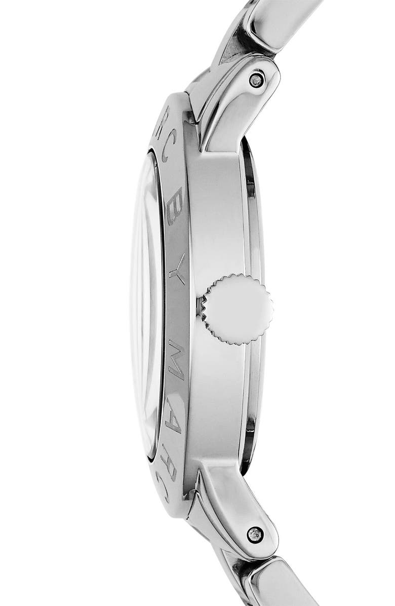 Marc Jacobs 'Amy' Mother-of-Pearl Dial Watch, 37mm, Alternate, color, 