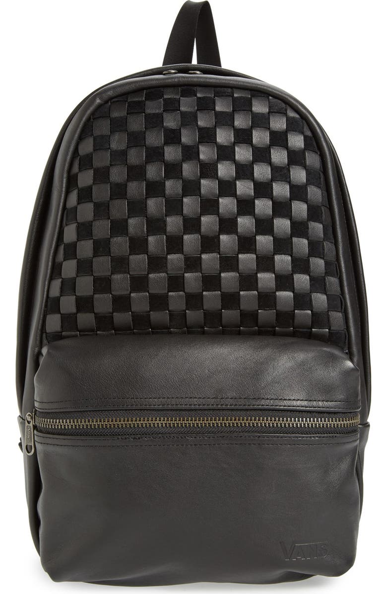 Vans 'Calico Plus' Leather Backpack, Main, color,