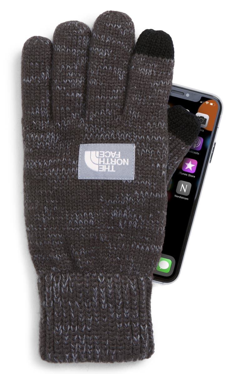The North Face Etip Salty Dog Knit Tech Gloves, Alternate, color,