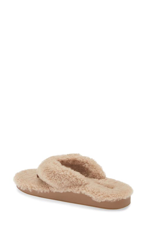 Olukai Kipea Heu Genuine Shearling Slide Sandal