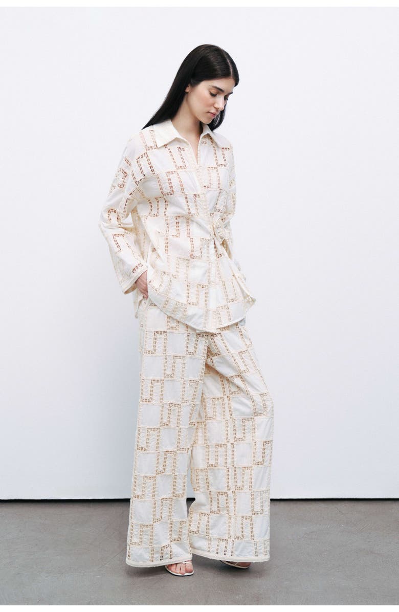 Nocturne Belted Embroidered Jacket, Alternate, color, 