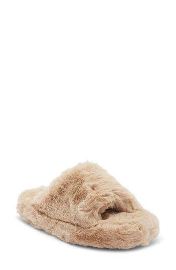 Abound Kingsley Faux Fur Slipper In Brown