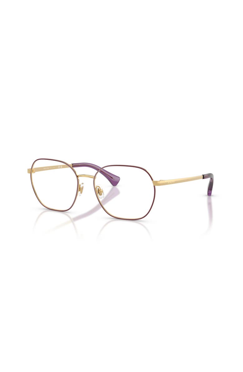RALPH 54mm Irregular optical glasses, Main, color, Violet