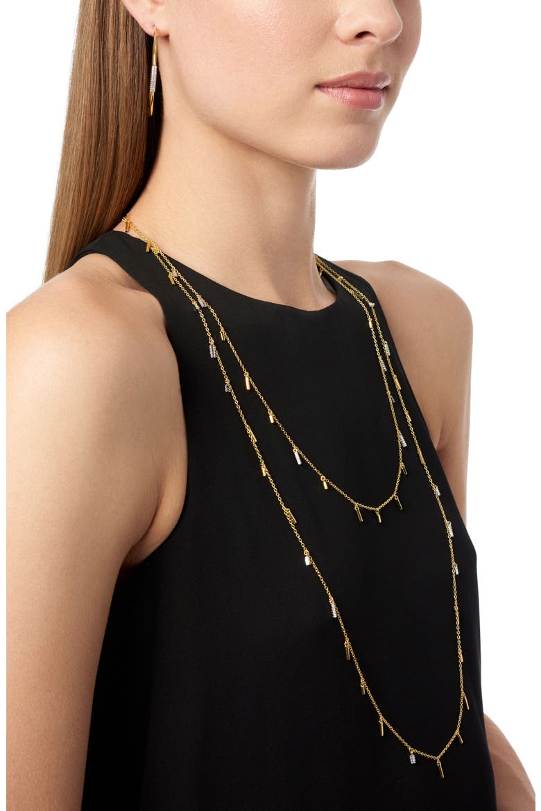 Radiance Delicate Hoop Earrings, Alternate, color, SILVER/ GOLD
