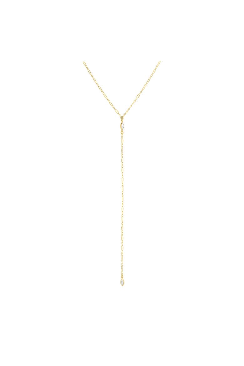 Ezra Lariat Necklace, Main, color, Gold