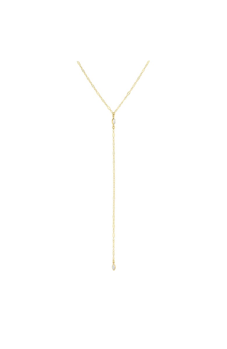 Set & Stones Ezra Lariat Necklace, Main, color, Gold