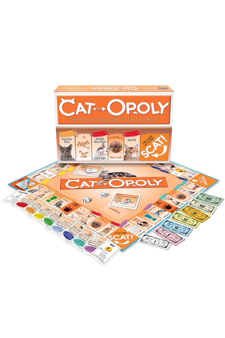 Catopoly Monopoly Board Game, Alternate, color, Multicolored