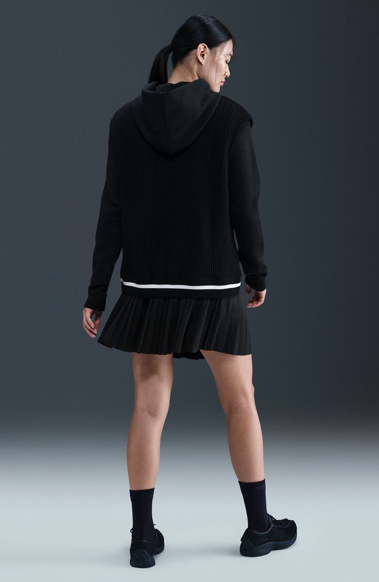 Nike Sportswear Pleated Miniskirt, Alternate, color, 010 Black/ Sail