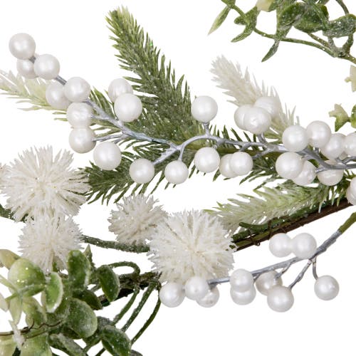 Northlight Glittered Berries And Eucalyptus Artificial Christmas Garland