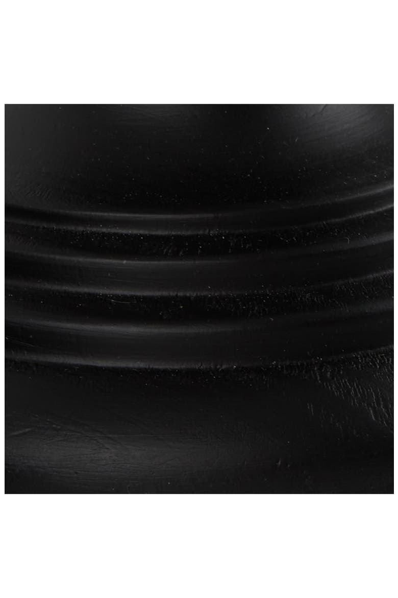Set of 3 Candleholders, Alternate, color, BLACK