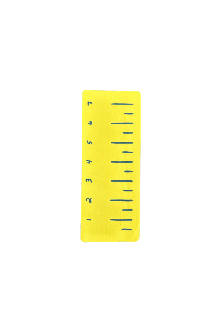 Back to School Ruler Guest Napkins, Main, color, Assorted Pre-Pack