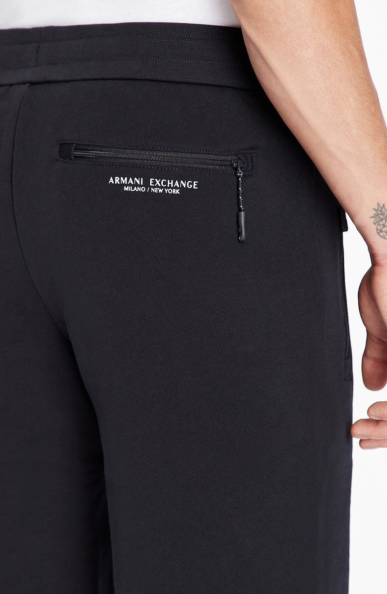 Armani Exchange Cotton Drawstring Shorts, Alternate, color,