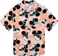 Disney Mickey Mouse Hawaiian Button-Down Shirt