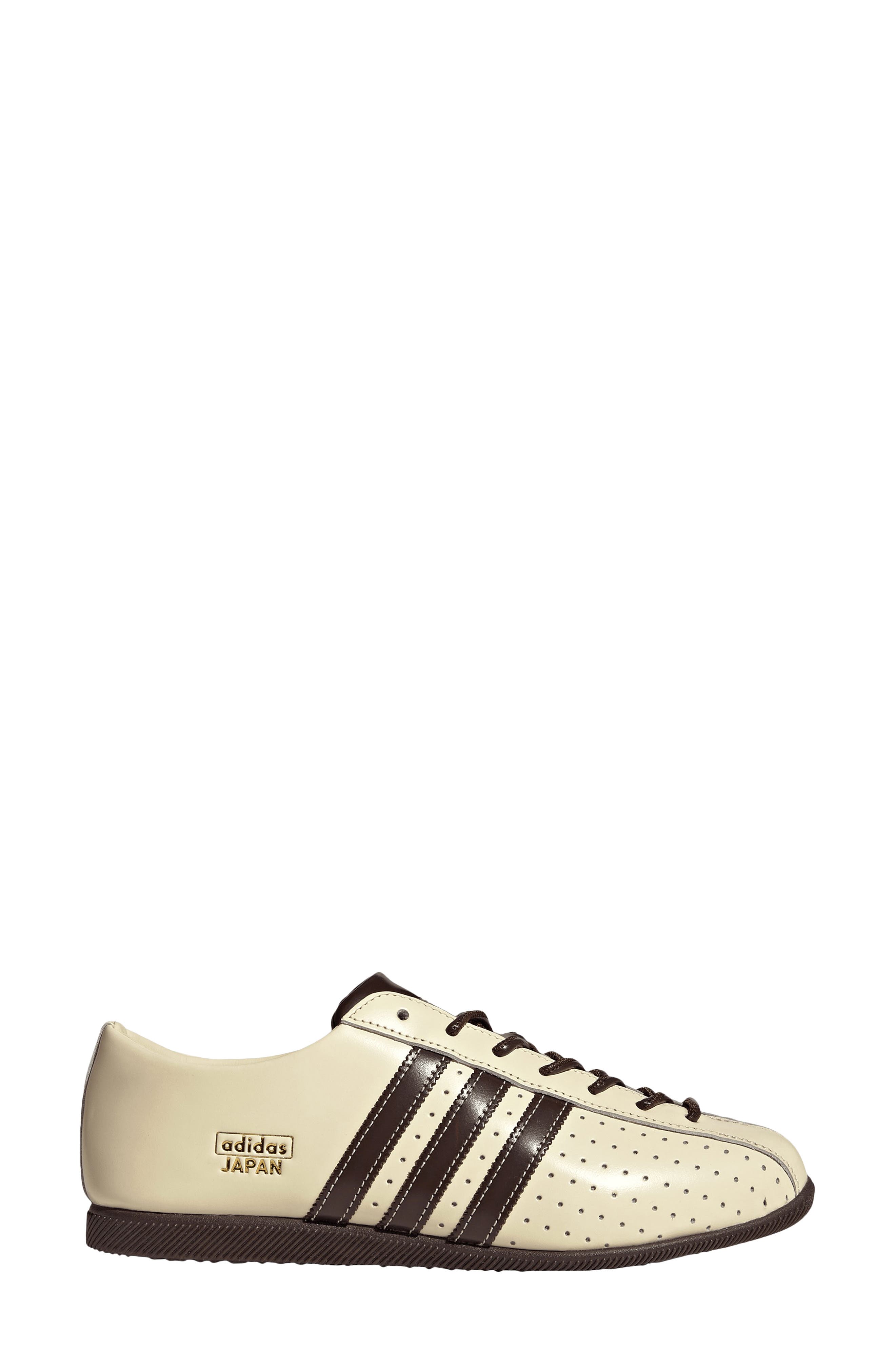 Japan Lux Sneaker, Alternate, color, CREAM WHITE/ COFFEE/ GOLD