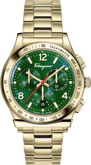 FERRAGAMO 1898 Chronograph Bracelet Watch, 42mm | Nordstromrack