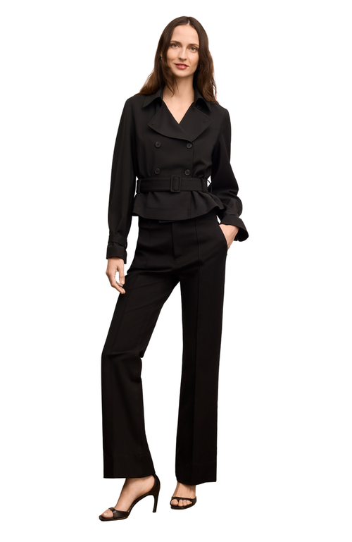M.m.lafleur Rowe Eco Better Than Denim '70s Jean In Black
