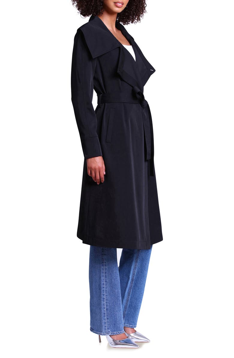 Avec Les Filles Drape Trench Coat, Alternate, color,