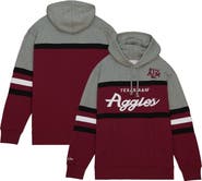 Mitchell & Ness Men's Mitchell & Ness Crimson Texas A&M Aggies Head Coach Pullover Hoodie