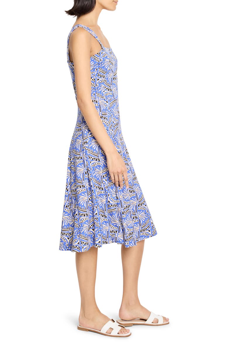 Dana Ocean Jewel Jersey Dress, Alternate, color, BLUE MULTI