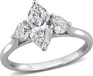 Julianna B. Lab Grown Diamond 3 Stone Ring 14k