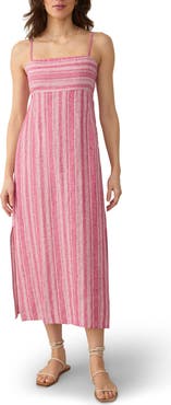 Faherty Sienna Stripe Linen Blend Sundress