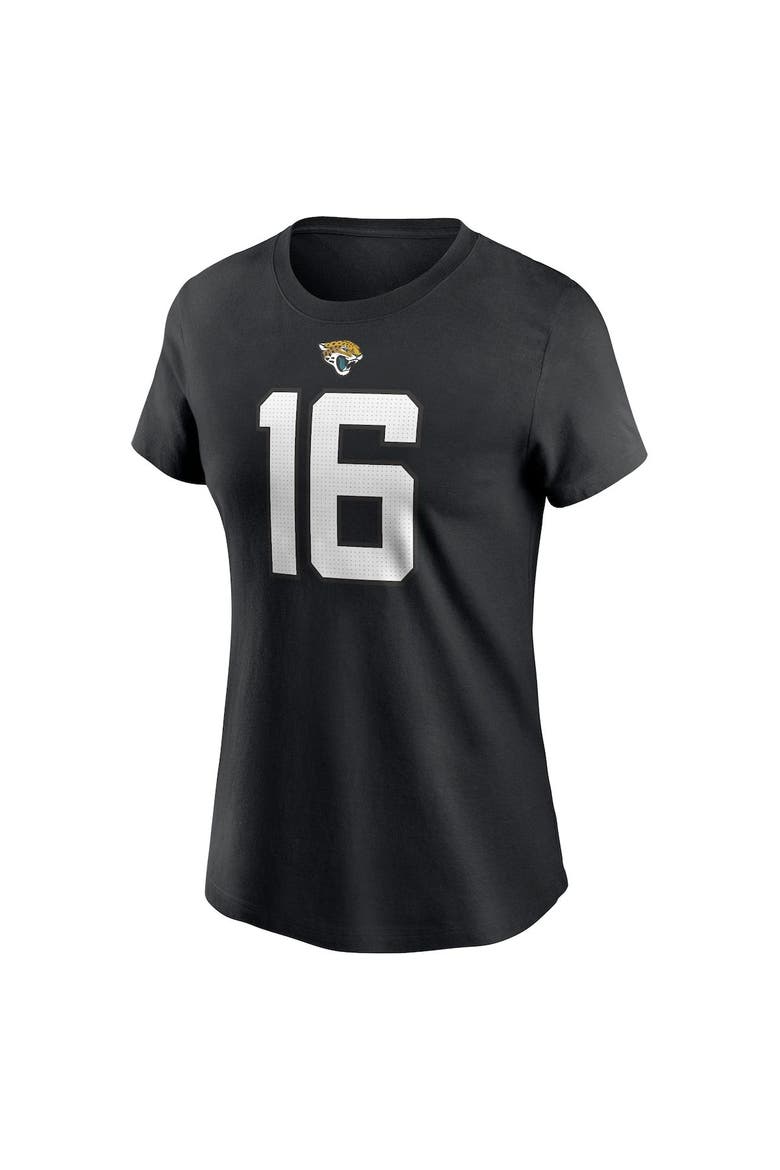 Women's Nike Trevor Lawrence Black Jacksonville Jaguars Player Name & Number T-Shirt, Alternate, color, Black