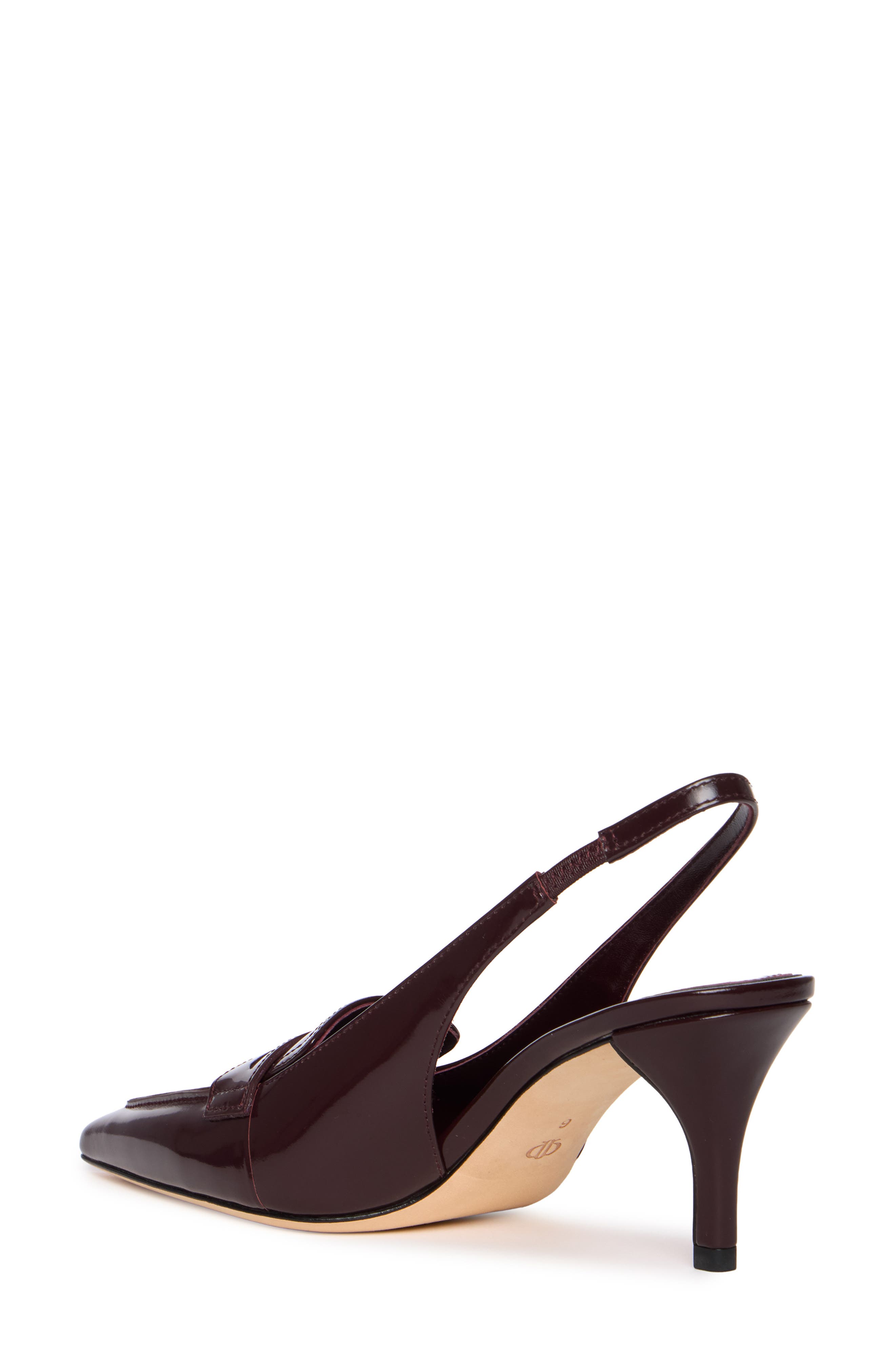 Arlette Slingback Pump, Alternate, color, BORDEAUX